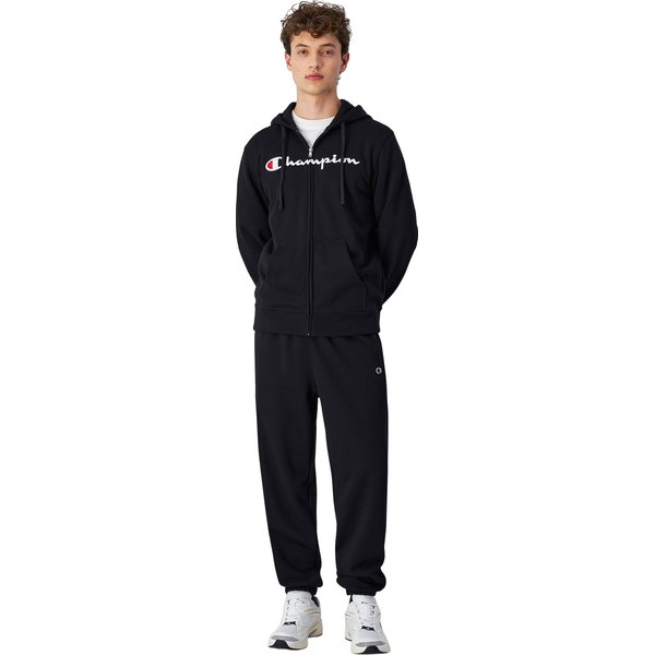 Bluza męska Full Zip Hoodie Big Logo Champion - Black