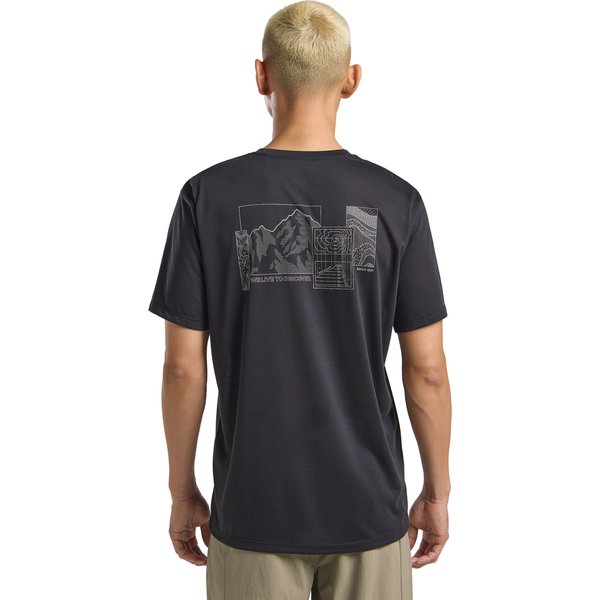 Koszulka męska Vonnan Graphic Jack Wolfskin - phantom