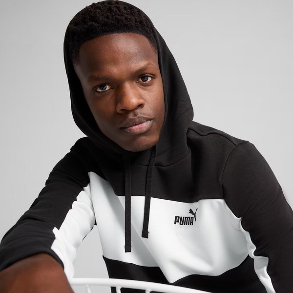 Bluza męska Ess Block Hoodie TR Puma - black