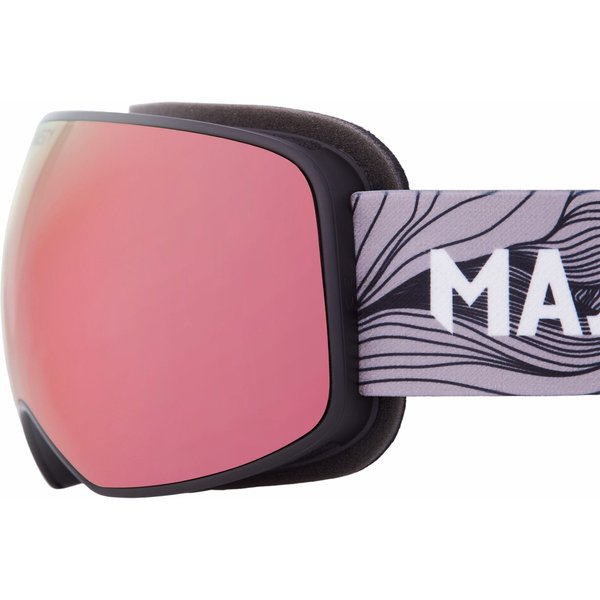 Gogle narciarskie The Force Spherical Snow Majesty - garnet/rose revo