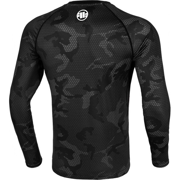 Longsleeve męski Mens Rash Longsleeve Net Camo 2 Pitbull West Coast - czarny