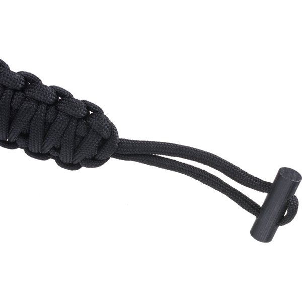 Bransoletka przetrwania 6m Bushmen Travel Gear - czarna