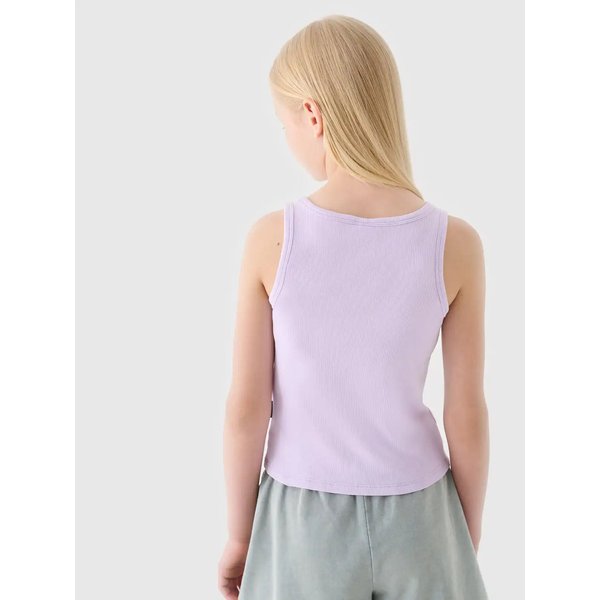 Bezrękawnik dziewczęcy TSLEF111 4F - jasny fiolet