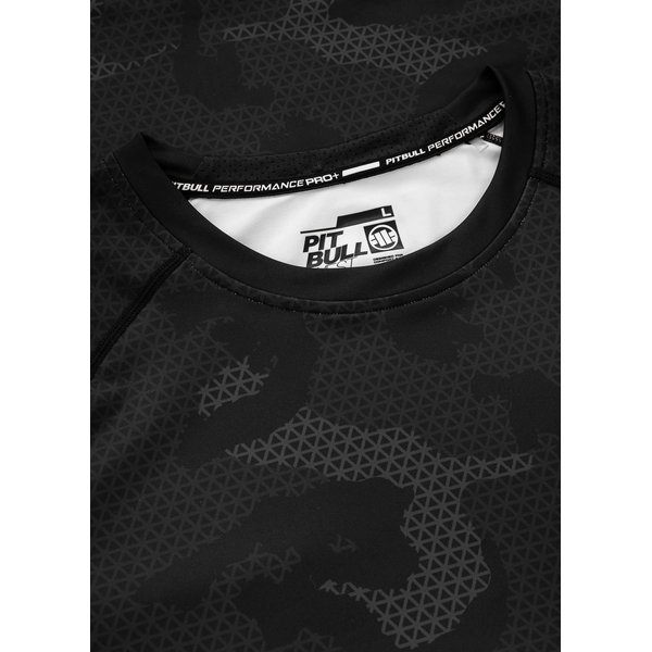 Koszulka męska Mens Rash T-S Net Camo 2 Pitbull West Coast