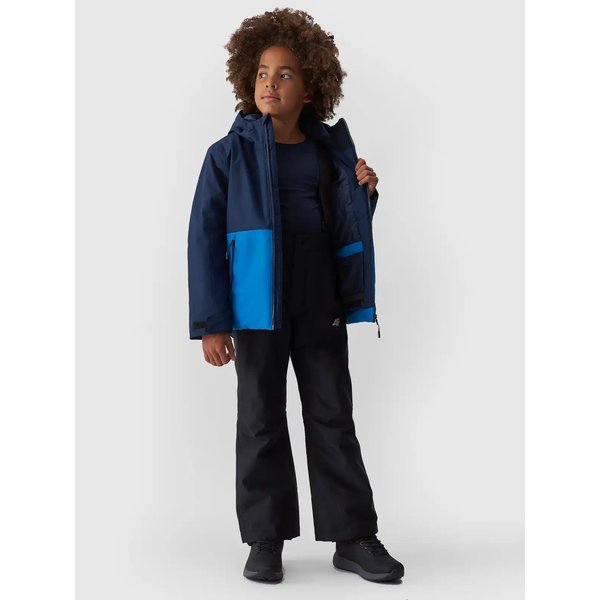 Kurtka narciarska chłopięca TTJAM533 4F - granat
