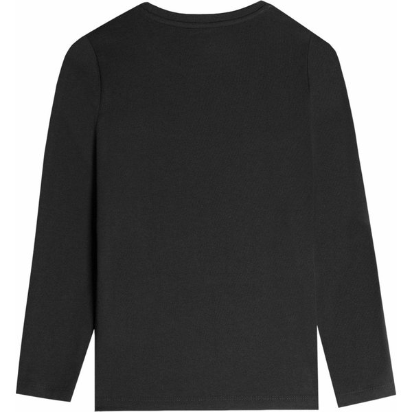 Longsleeve dziewczęcy 4FJAW23TLONF141 4F - głęboka czerń