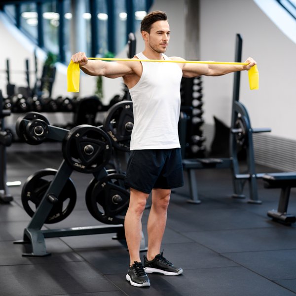 Zestaw taśm rehabilitacyjnych Flat Band 2,5-12,5kg 5szt. Gymtek