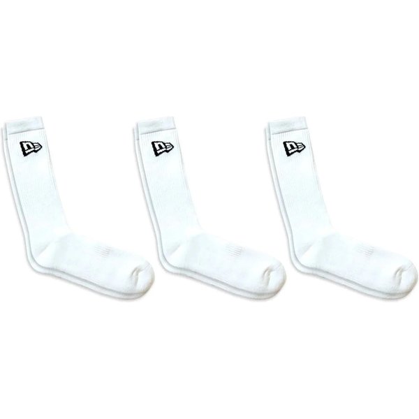 Skarpety Flag Crew 3 pary New Era - white