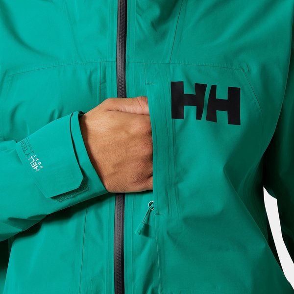 Kurtka narciarska męska Emiko Shell Helly Hansen - signal green