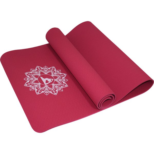 Mata do ćwiczeń, jogi Yoga 0,6cm Sportvida WYPRZEDAŻ