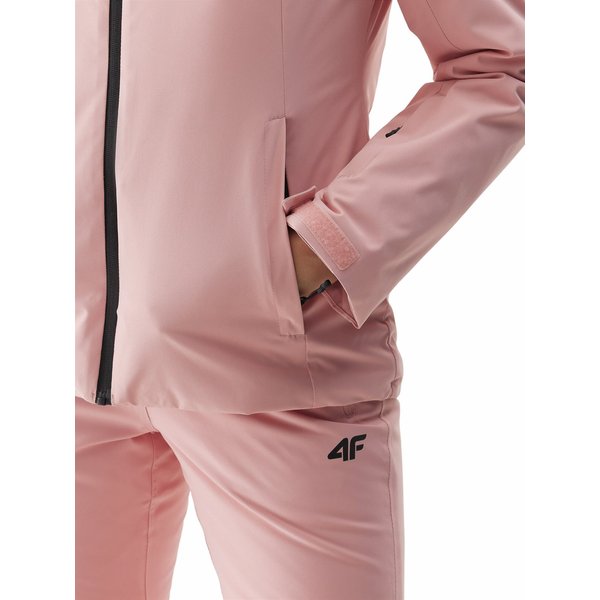 Kurtka narciarska damska 4FAW23TJACF120 4F - jasny róż