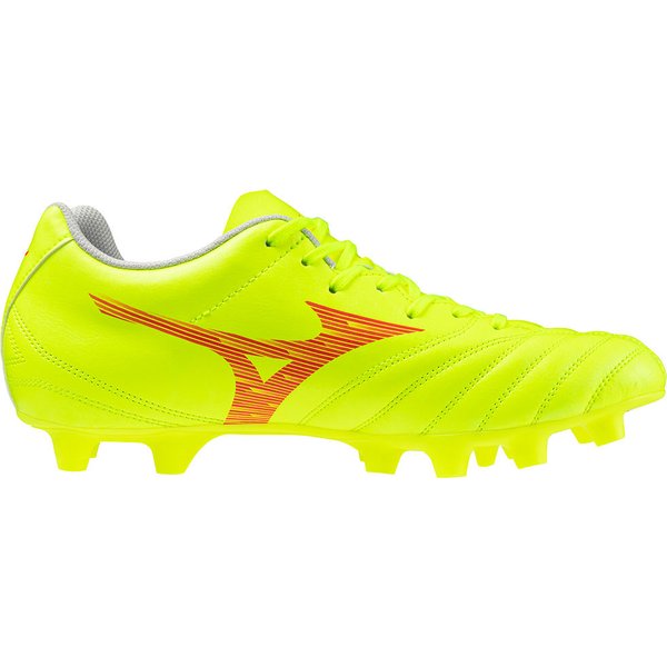 Buty piłkarskie, korki Monarcida Neo III Select MD Mizuno - Safety Yellow/Fiery Coral