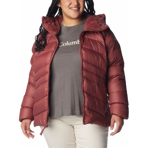 Kurtka damska Autumn Park Down Hooded Wm's Columbia - Beetroot