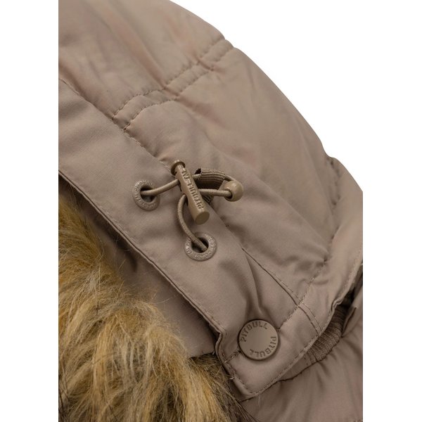 Kurtka męska Burnt Quilted Hooded Jacket Pitbull West Coast - Dark Sand