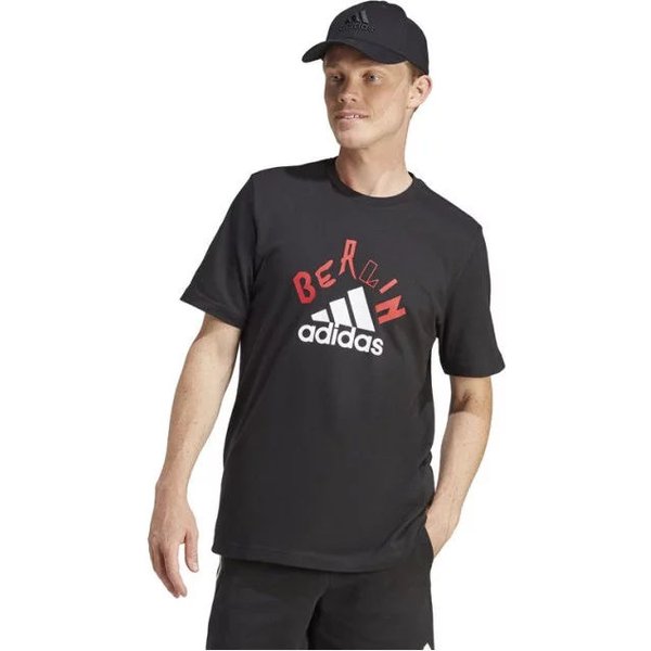Koszulka męska Graphic Tee Adidas - czarna