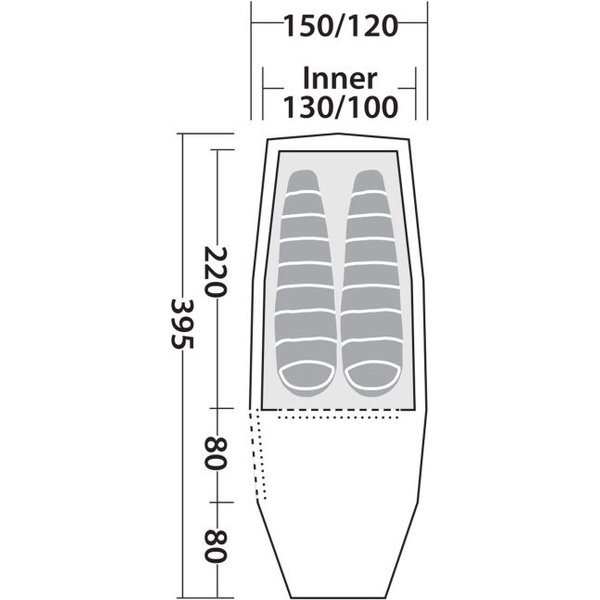Namiot 2-osobowy Voyager 2EX Robens