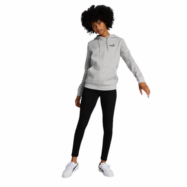 Bluza damska Ess Small Logo Hoodie Puma - szara