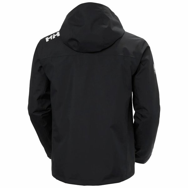 Kurtka męska Crew Hooded Midlayer Jacket 2.0 Helly Hansen - czarny
