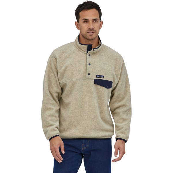 Bluza polarowa męska Synchilla Snap Fleece Pullover Patagonia - Burnished Red