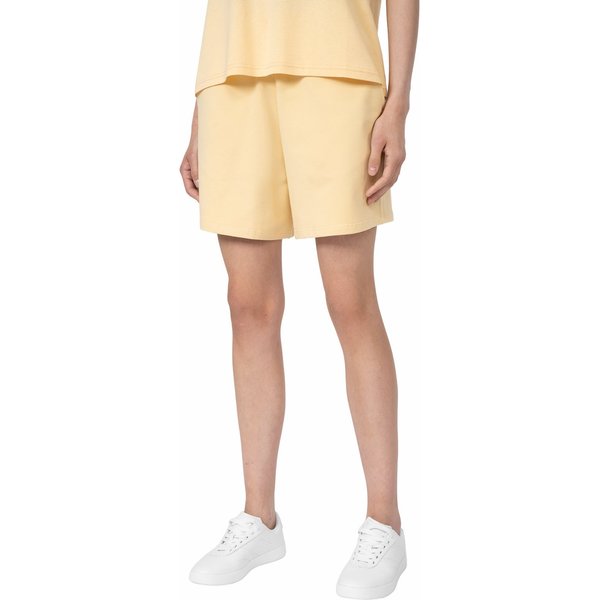 Spodenki damskie 4FSS23TSHOF070 4F - żółte