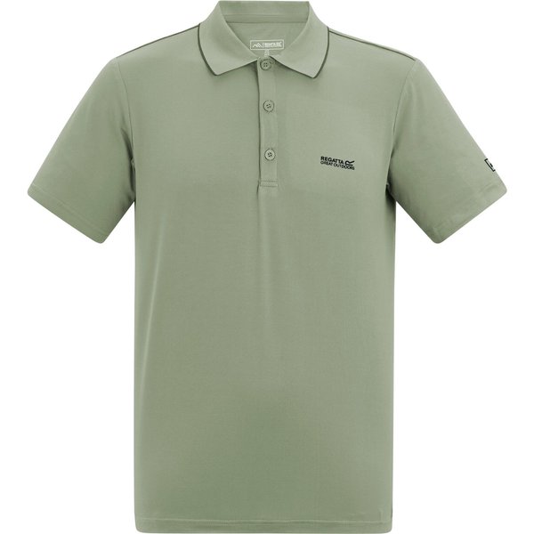 Koszulka męska polo Maverik stretch Regatta - light sage