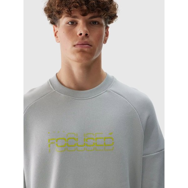 Bluza męska TSWSM1255 4F - szary