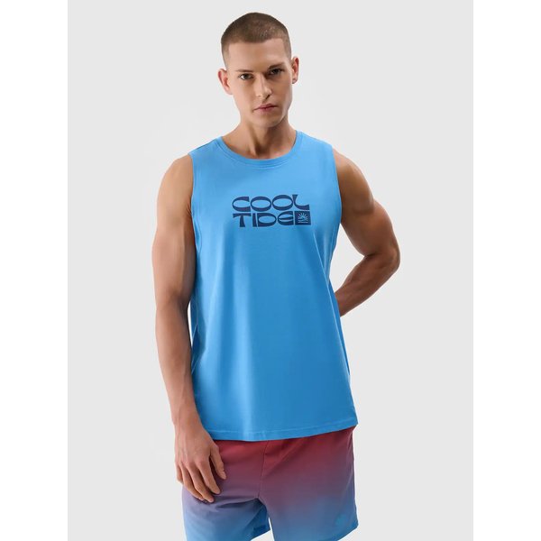 Bezrękawnik męski TSLEM123 4F - niebieski