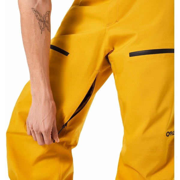 Spodnie narciarskie męskie TNP Lined Shell 2.0 Oakley - amber yellow