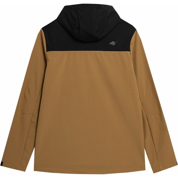 Softshell męski 4FAW23TSOFM155 4F - jasny brąz