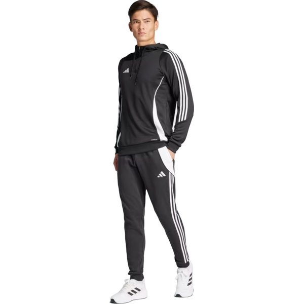 Spodnie dresowe męskie Tiro 24 Sweat Adidas - czarno-białe