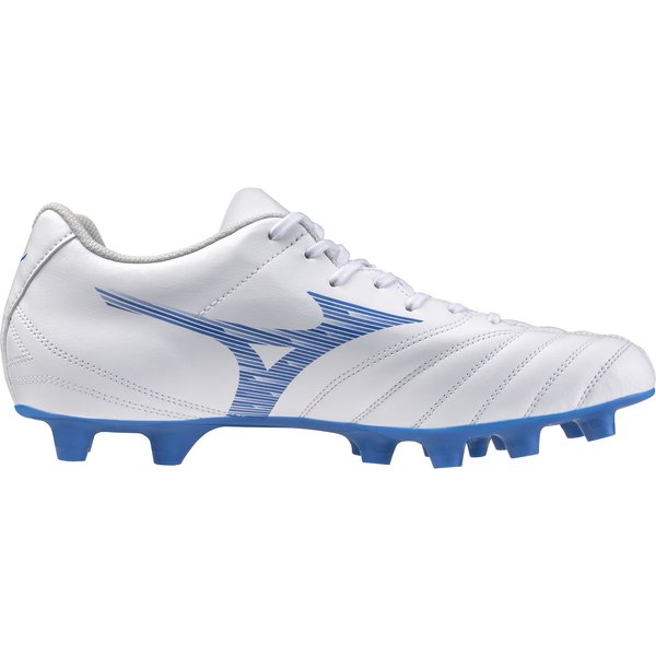 Buty piłkarskie, korki Monarcida Neo III Select FG Mizuno - White/Laser Blue
