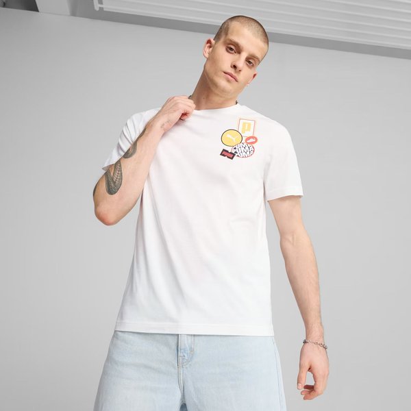 Koszulka męska Graphics Icon Tee Puma - White