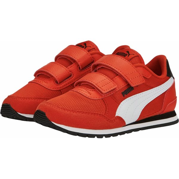 Buty ST Runner v3 Mesh V Jr Puma - czerwone