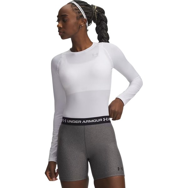 Longsleeve damski Heat Gear Authentics Comp Under Armour - biały