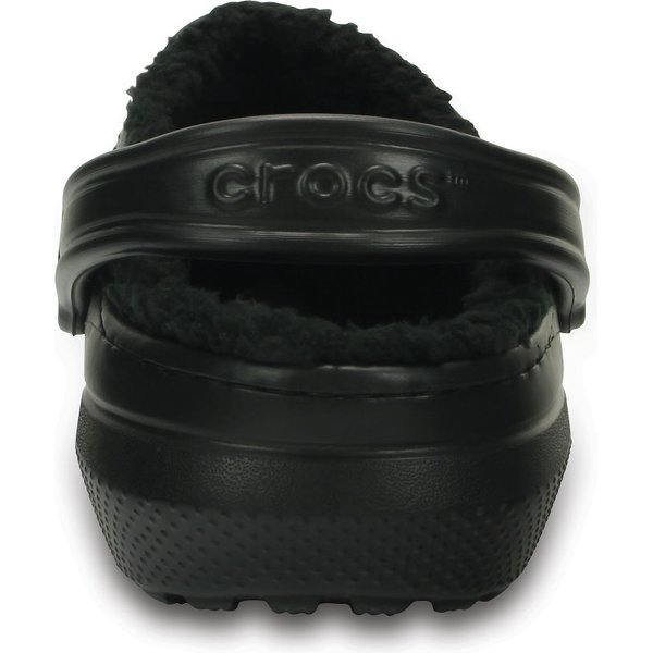 Chodaki Classic Fuzz-Lined Clog Crocs - black/black