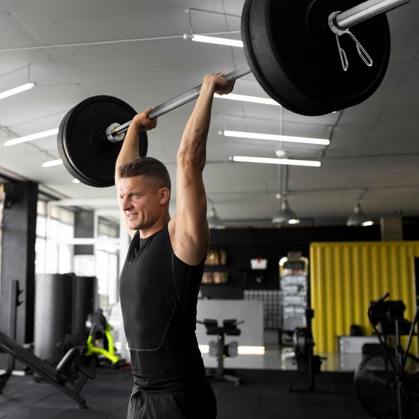 Gryf olimpijski z łożyskami 220cm 50mm Gymtek