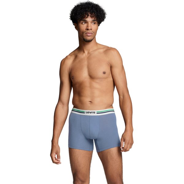 Bokserki męskie Placed Logo 2pary Levis - niebieskie/granatowe