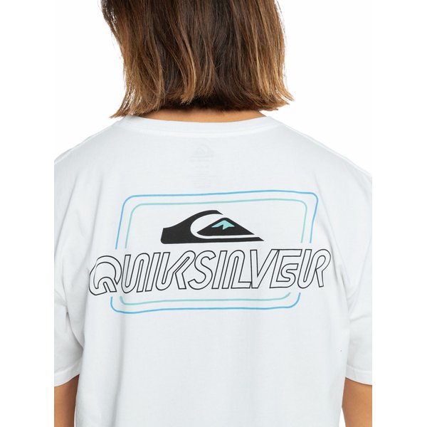 Koszulka męska Linebyline Tees Quiksilver - biała