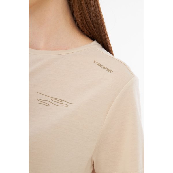 Koszulka damska Morain Viking - beżowy
