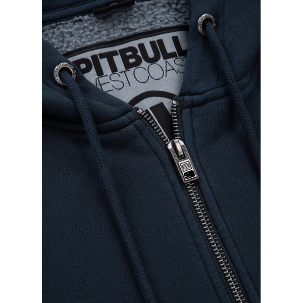 Bluza męska Lancaster Hooded Zip Pitbull West Coast - granatowa