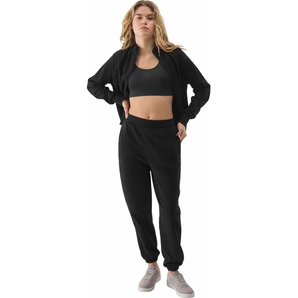 Bluza damska 4FWSS24TSWSF1056 4F - głęboka czerń