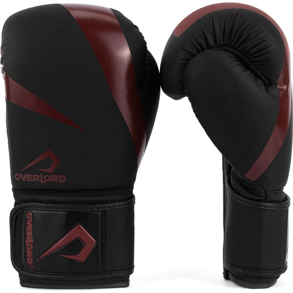 Rękawice bokserskie Riven Overlord - czarny/czerwony