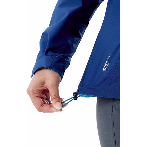 Kurtka damska Downpour Eco Rab - turkusowa