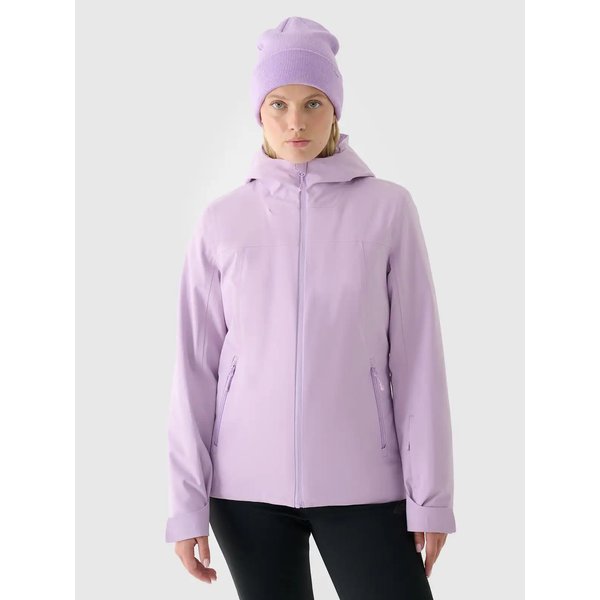 Kurtka narciarska damska TTJAF572 4F - jasny fiolet