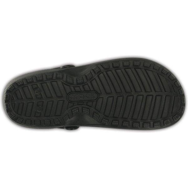 Chodaki Classic Fuzz-Lined Clog Crocs - black/black