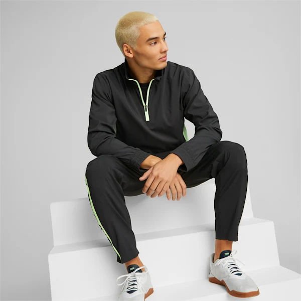 Kurtka męska Fit Heritage Woven 1/2 Zip Puma