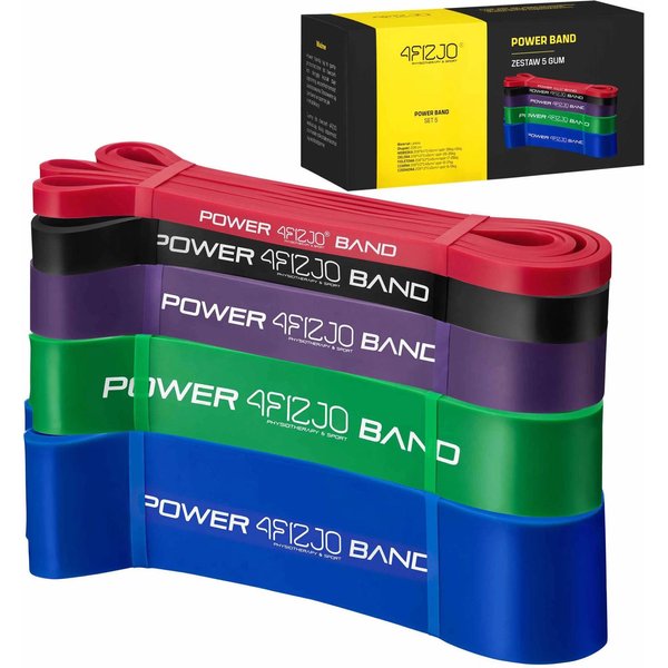 Zestaw gum oporowych do ćwiczeń Power Band 4Fizjo