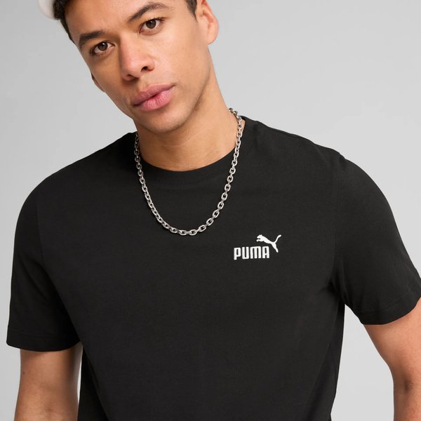 Koszulka męska Ess Small No.1 Logo Tee Puma - Black