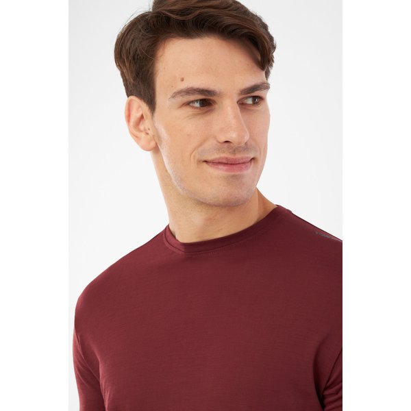 Koszulka męska Salen Man Viking - bordowy