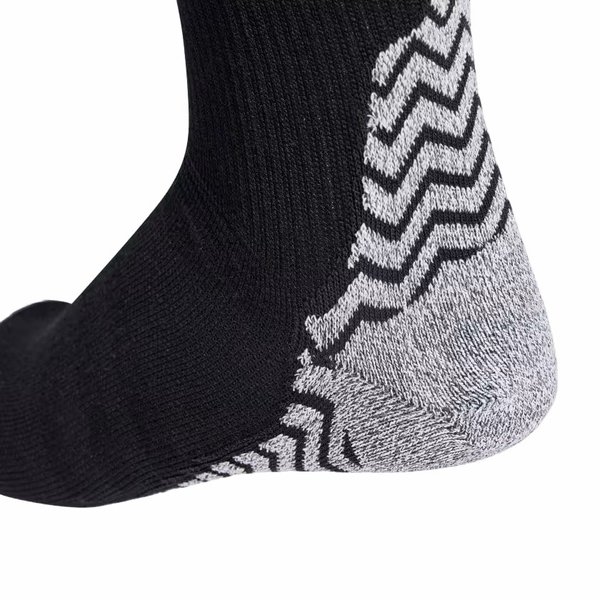 Skarpety piłkarskie Football Grip Adidas - czarne/szare